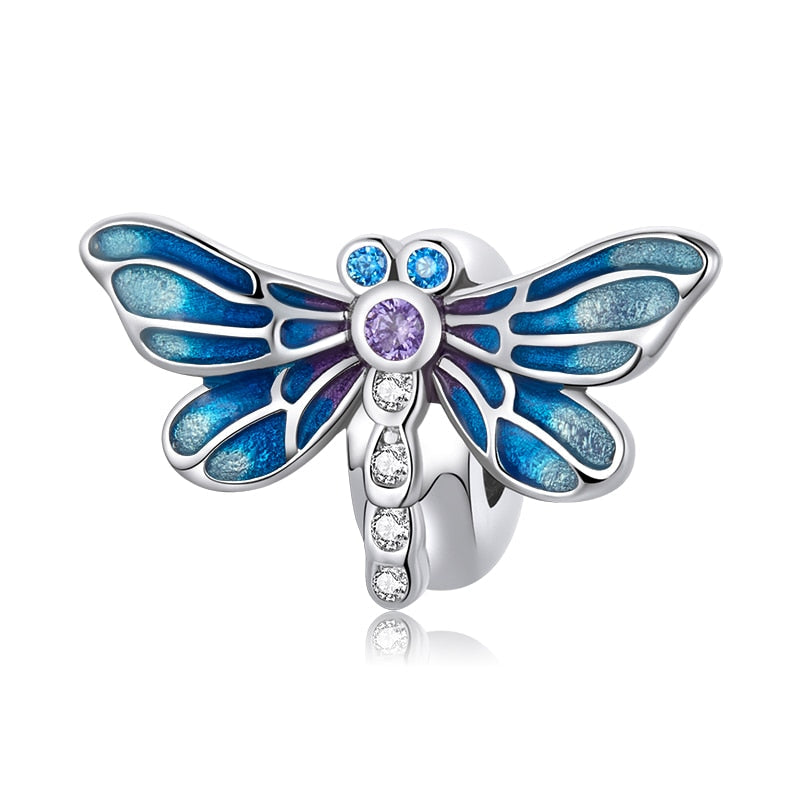 Charme modulaire - Libellule bleue