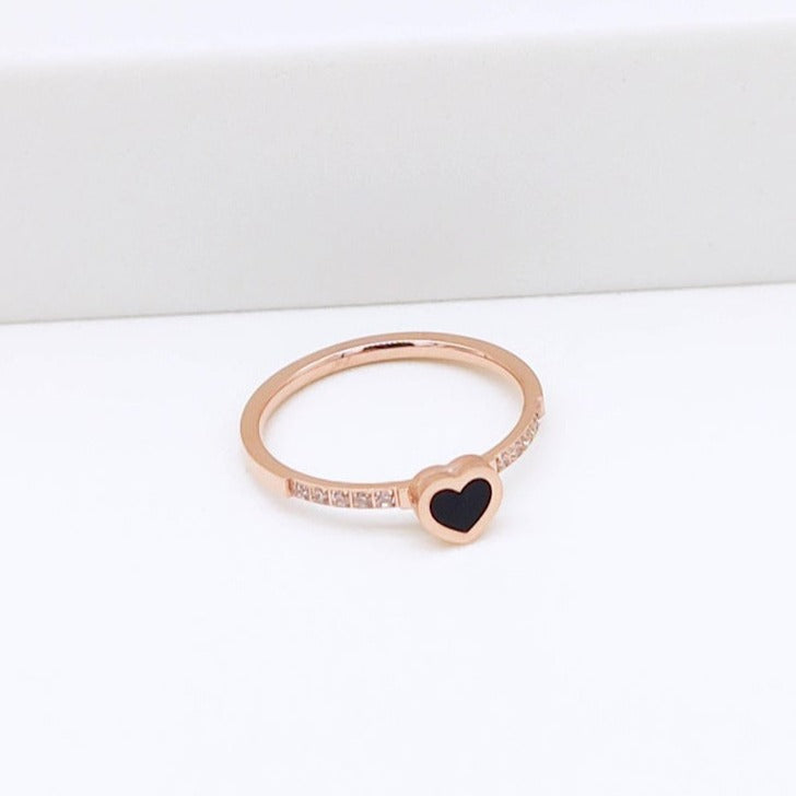 Bague avec un cœur
