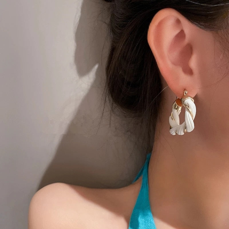 Boucles d'oreilles en cuir