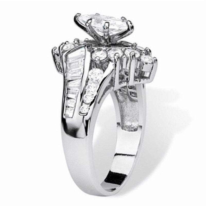 Bague en zircon cubique