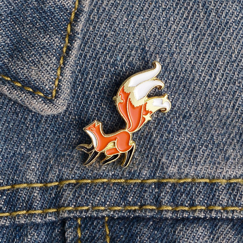 Broche renard