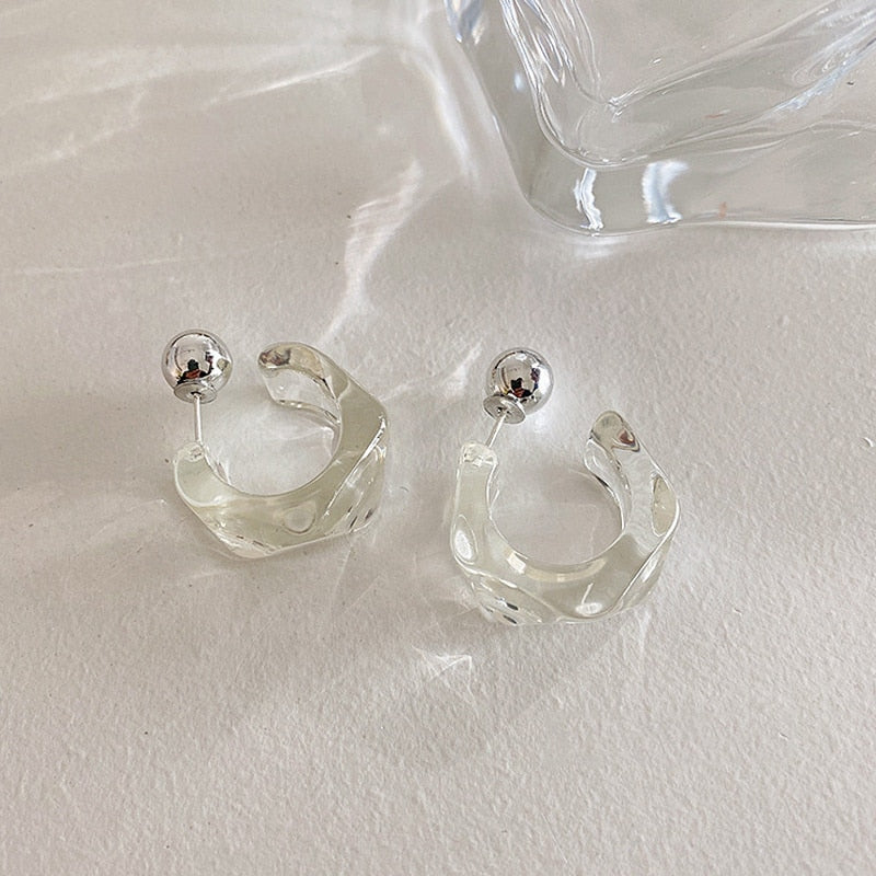 Boucles d'oreilles en acrylique