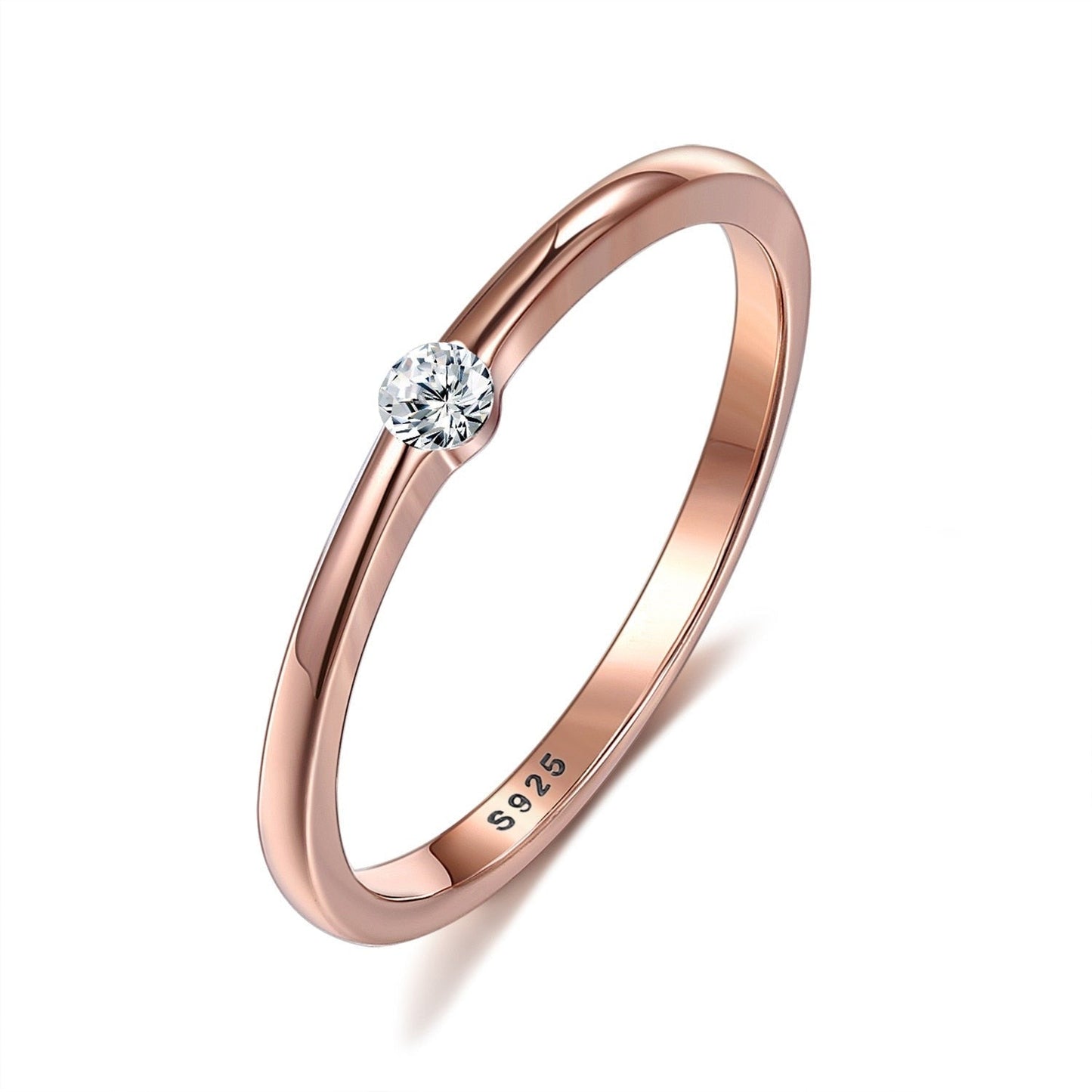 Bague avec zircon