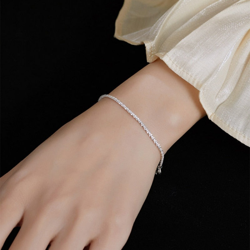 Bracelet minimaliste en argent