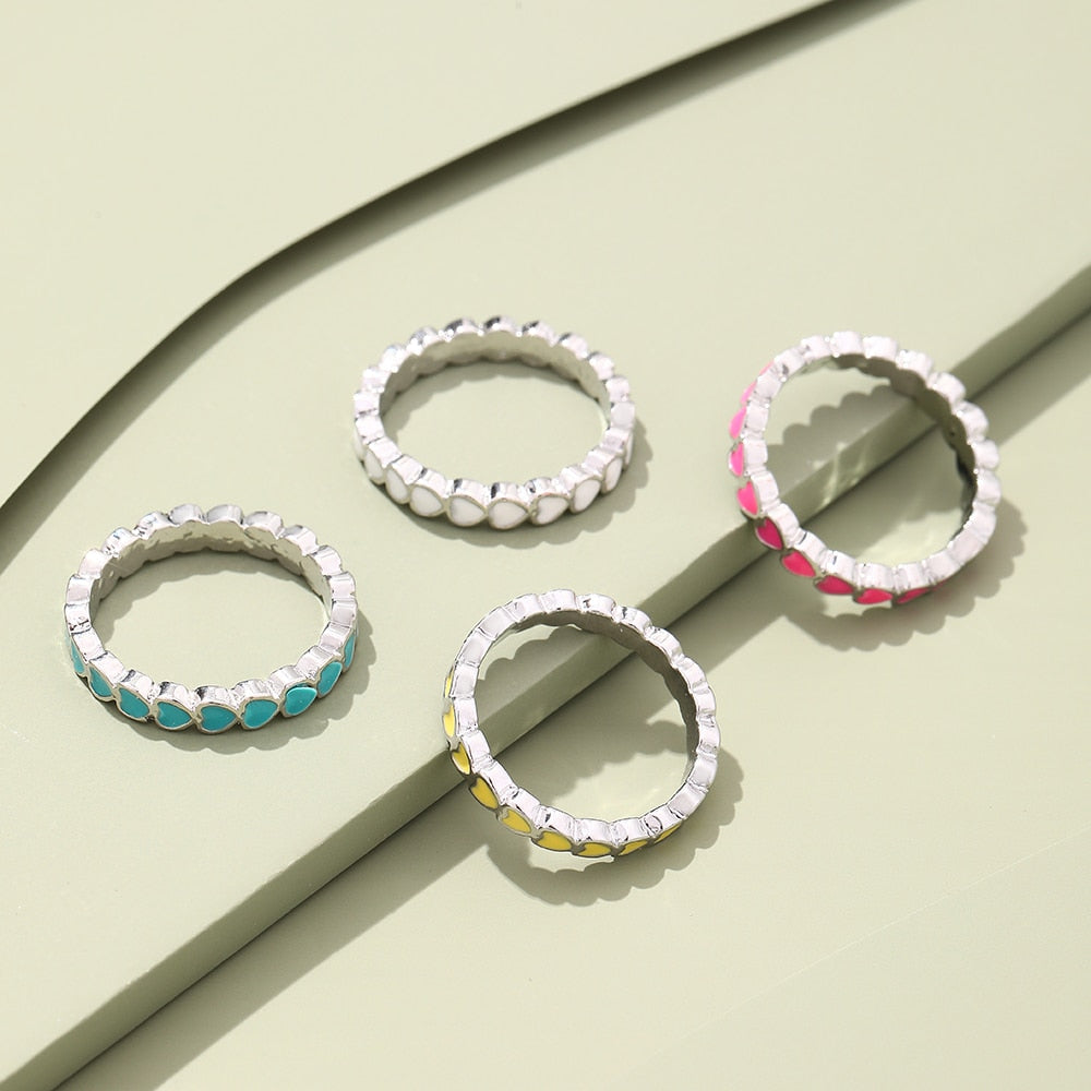 Bague avec motif de cœur