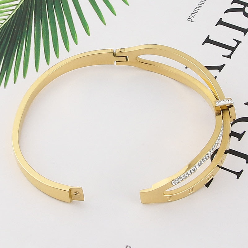 Bracelet avec zircons
