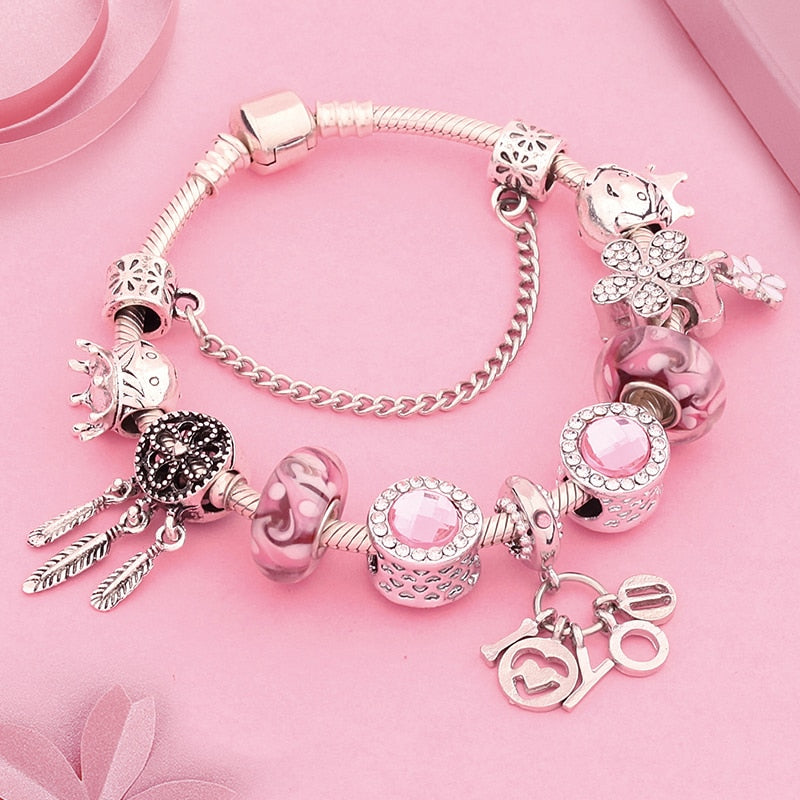 Bracelet de charmes modulaires