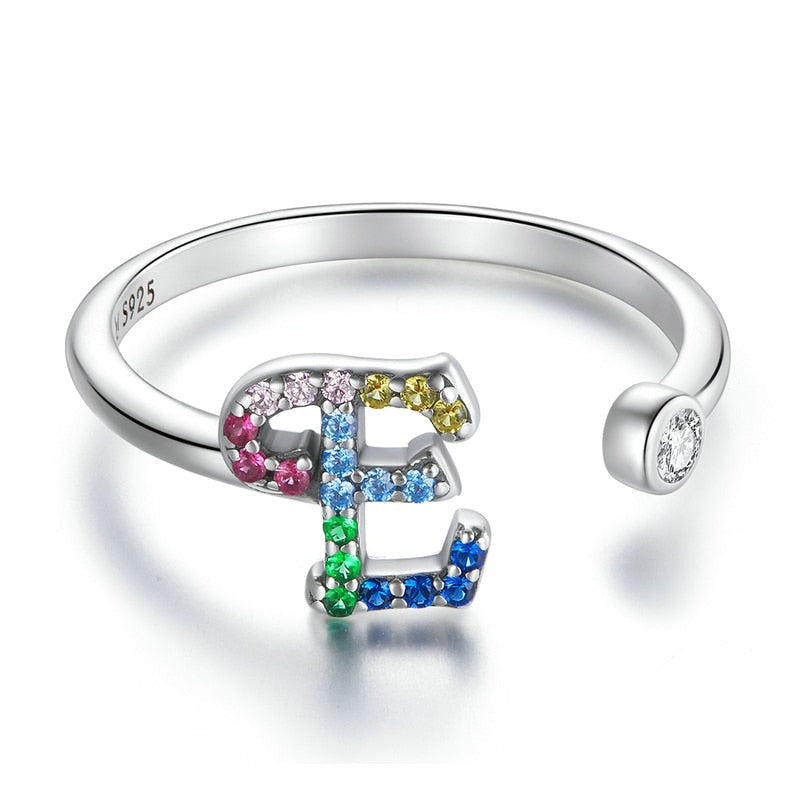 Bague avec initiale