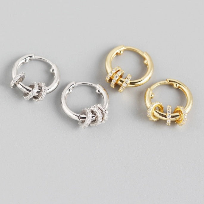 Boucles d'oreilles avec pendentifs