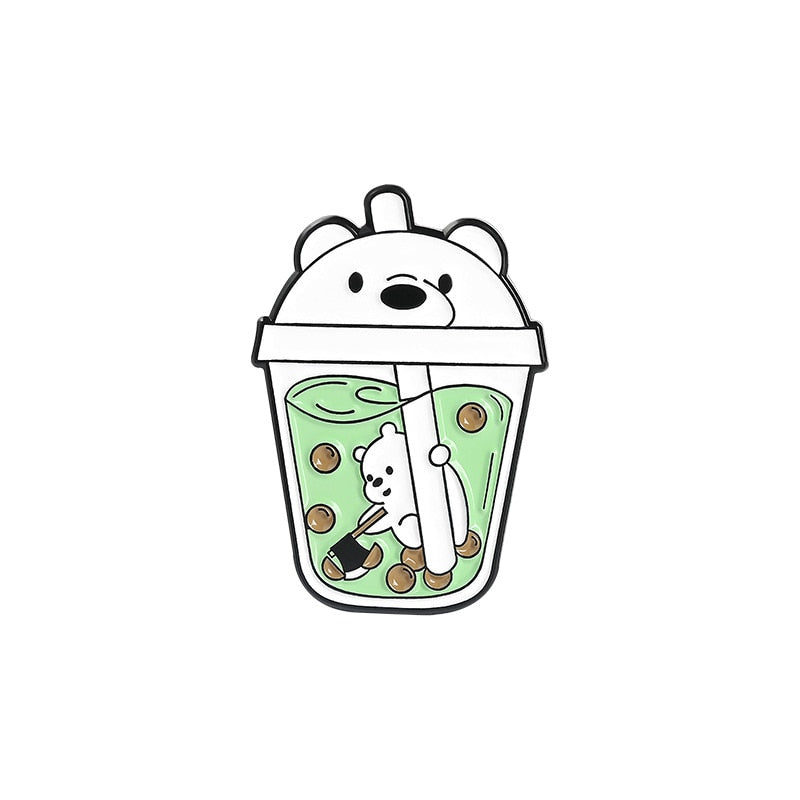 Épingles à Bubble Tea