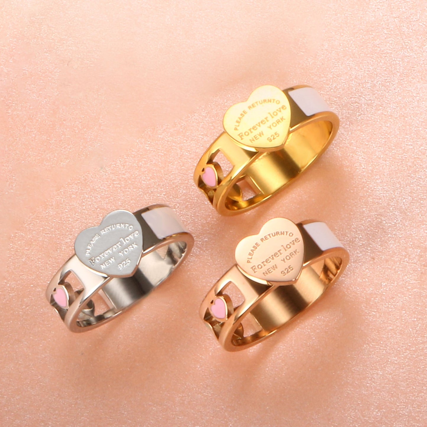 Bague en acier inoxydable