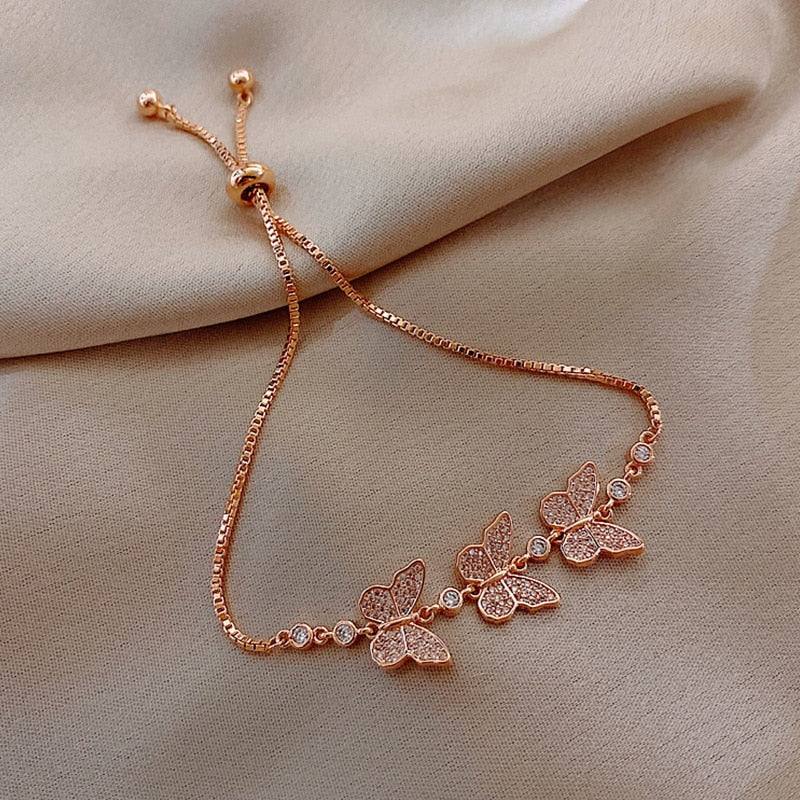 Bracelet avec motif de papillon