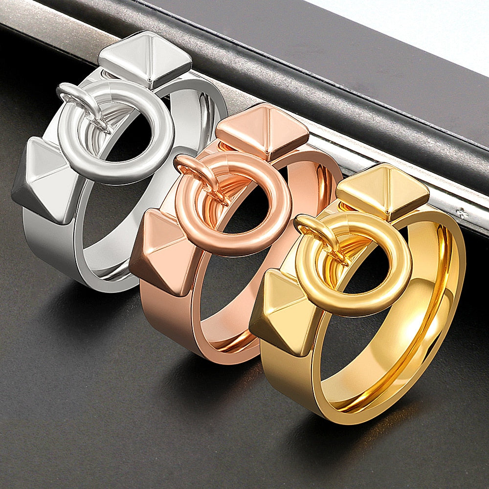 Bague en acier inoxydable