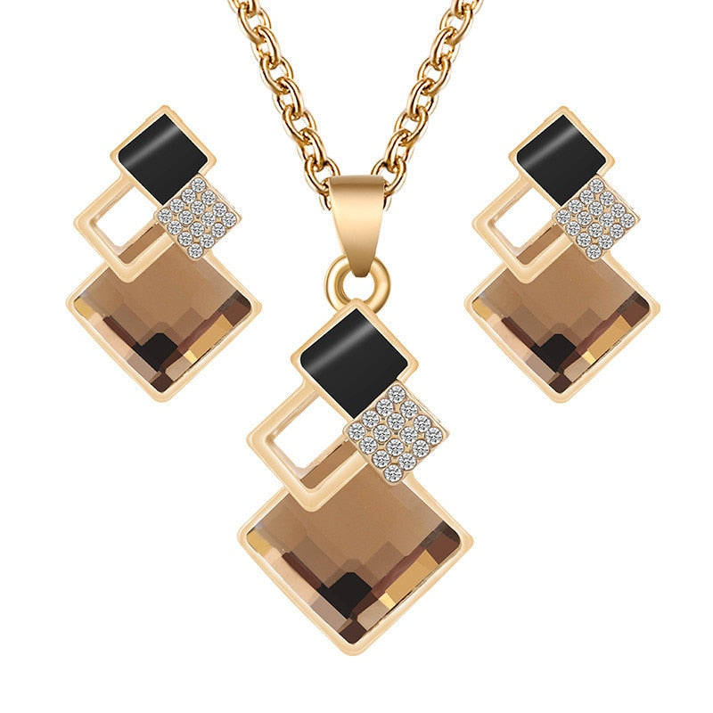 Ensemble de bijoux géométriques