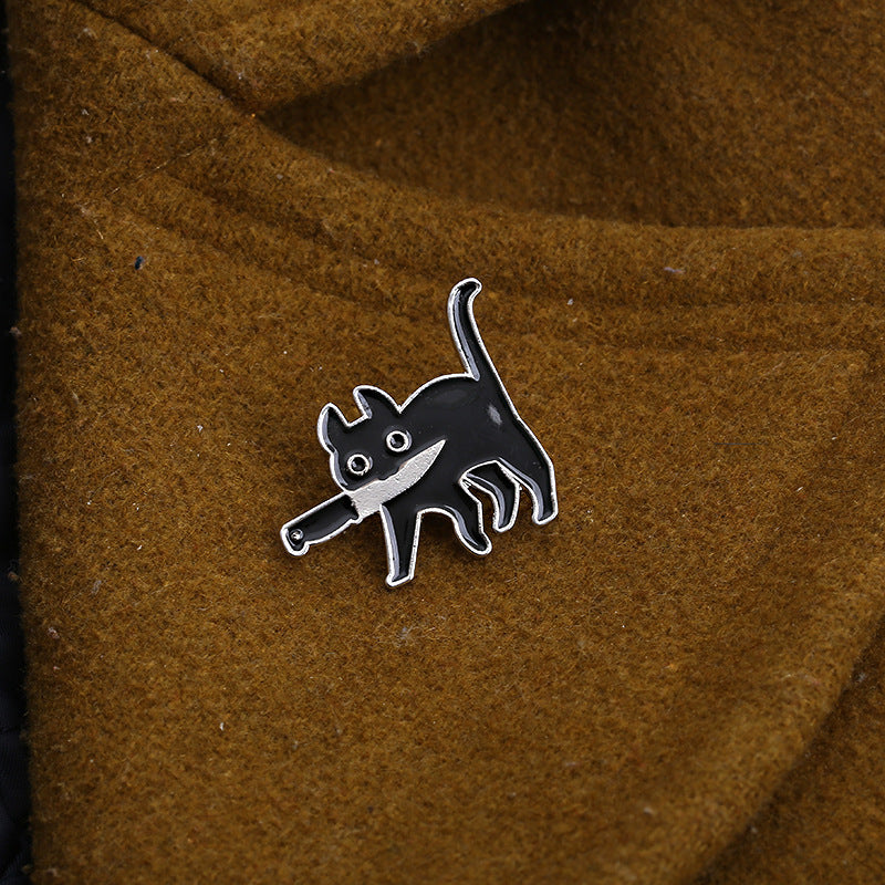 Épingle en forme de chat