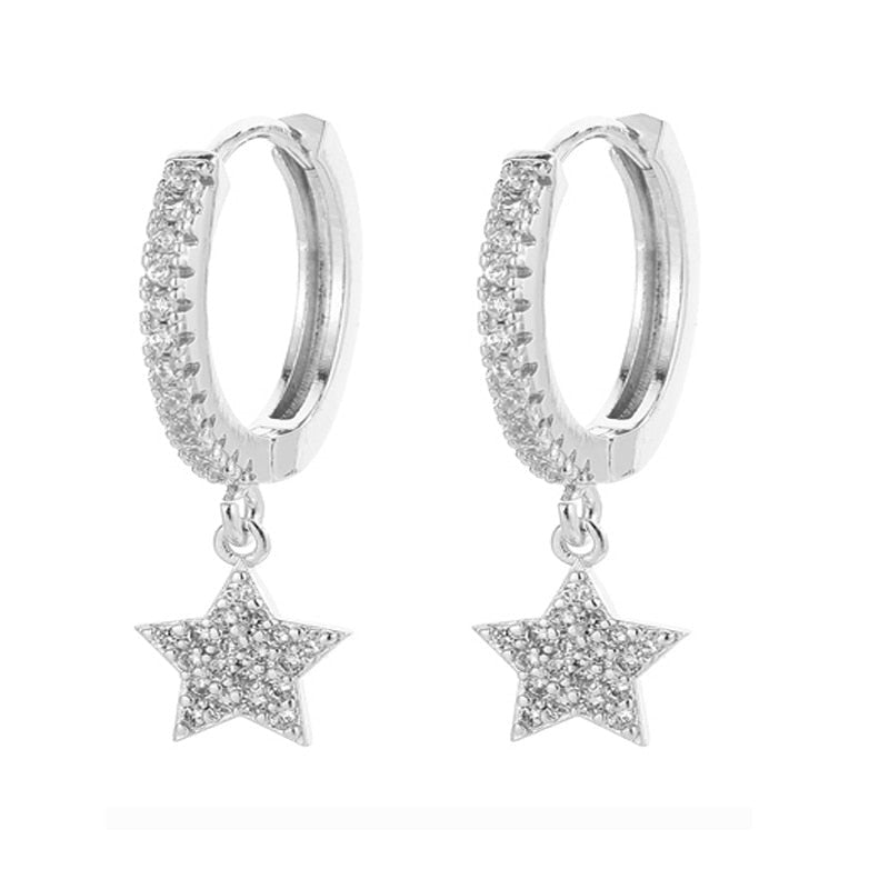 Boucles d'oreilles - étoiles