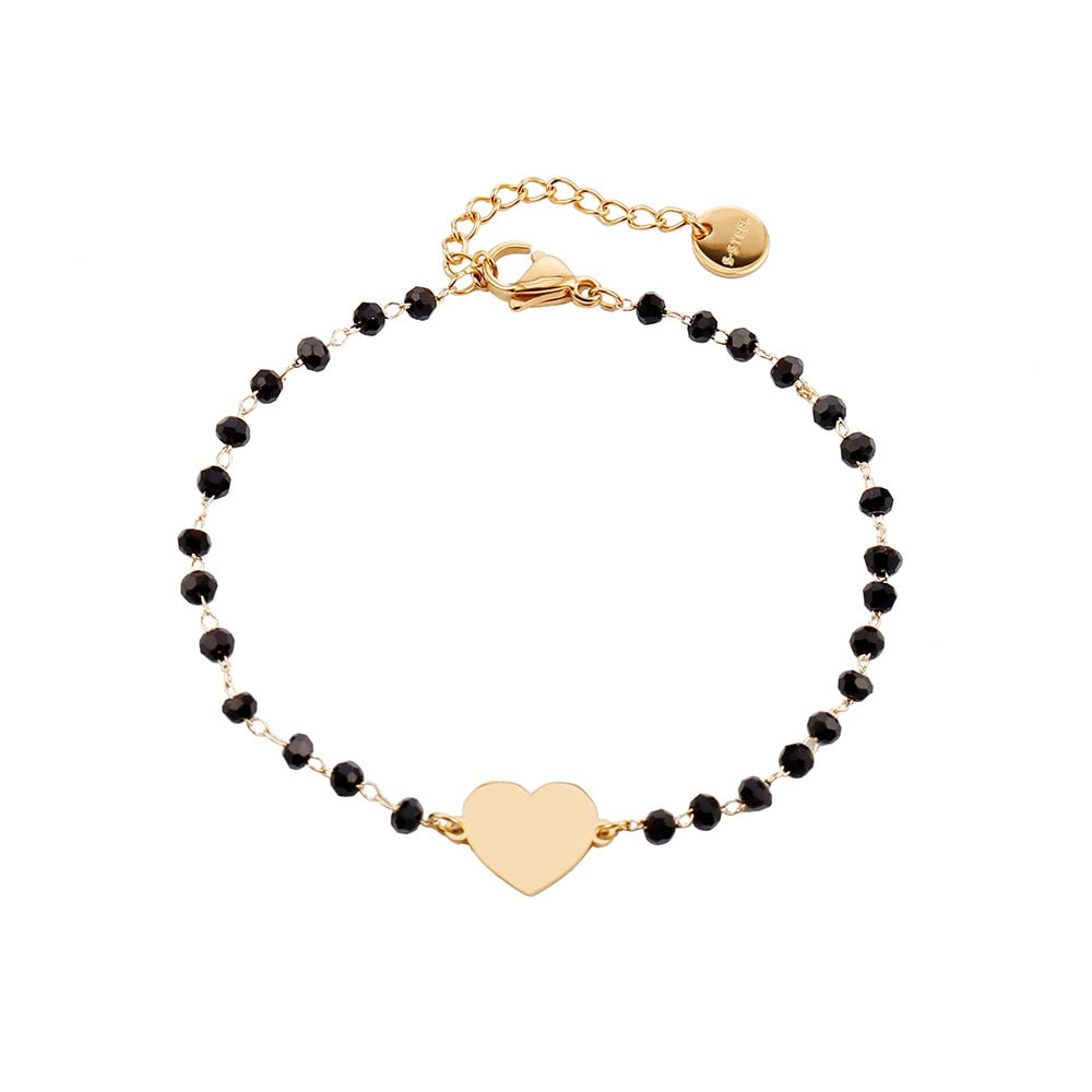Bracelet simple avec un cœur
