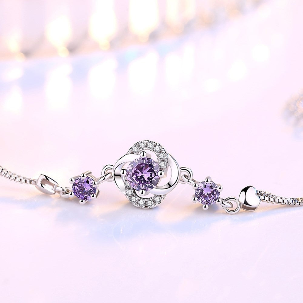 Bracelet avec zircons