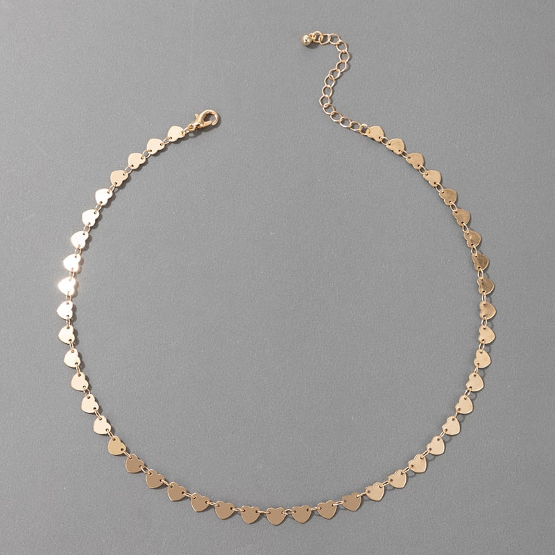 Collier - cœurs