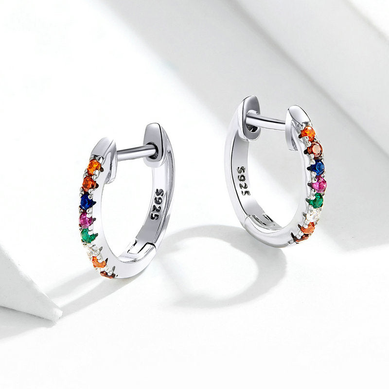 Boucles d'oreilles avec zirconia