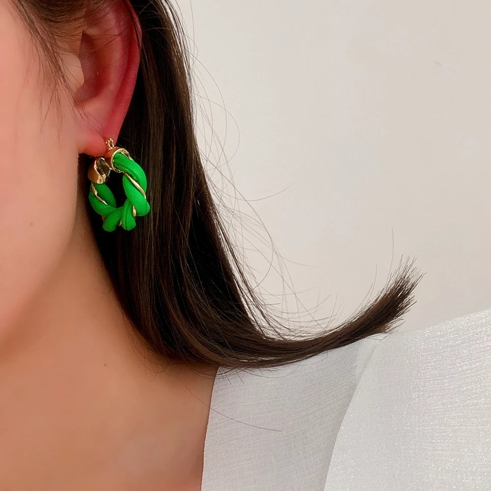 Boucles d'oreilles en cuir
