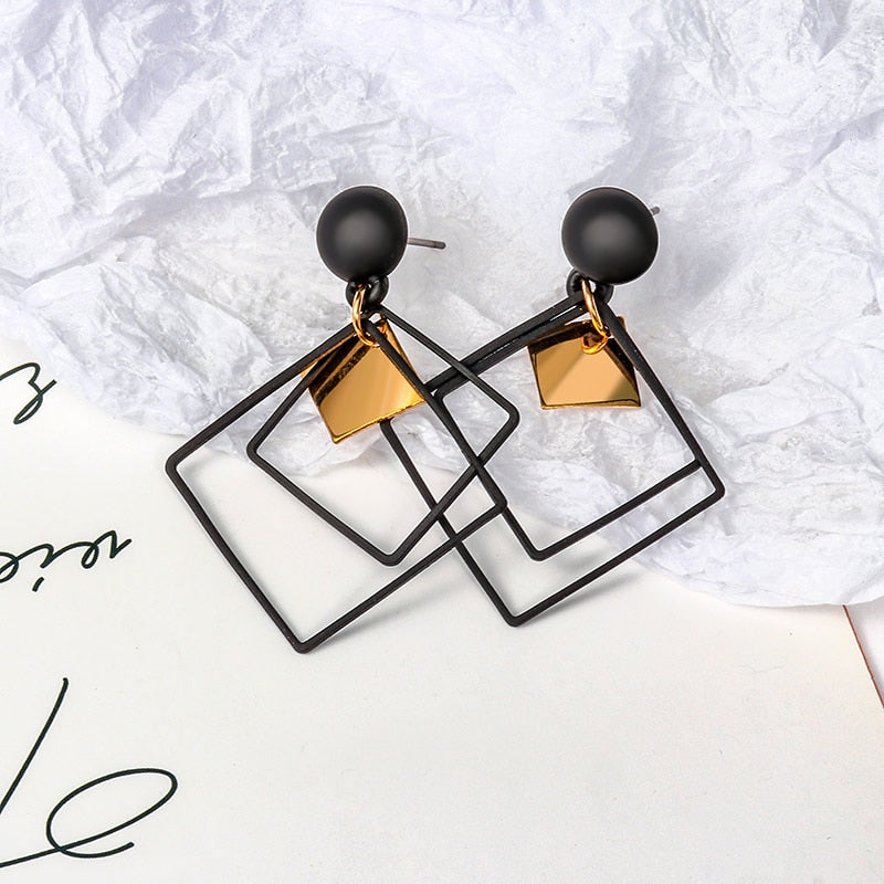 Boucles d'oreilles géométriques