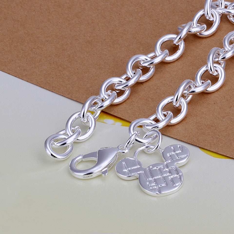 Bracelet en argent Mickey