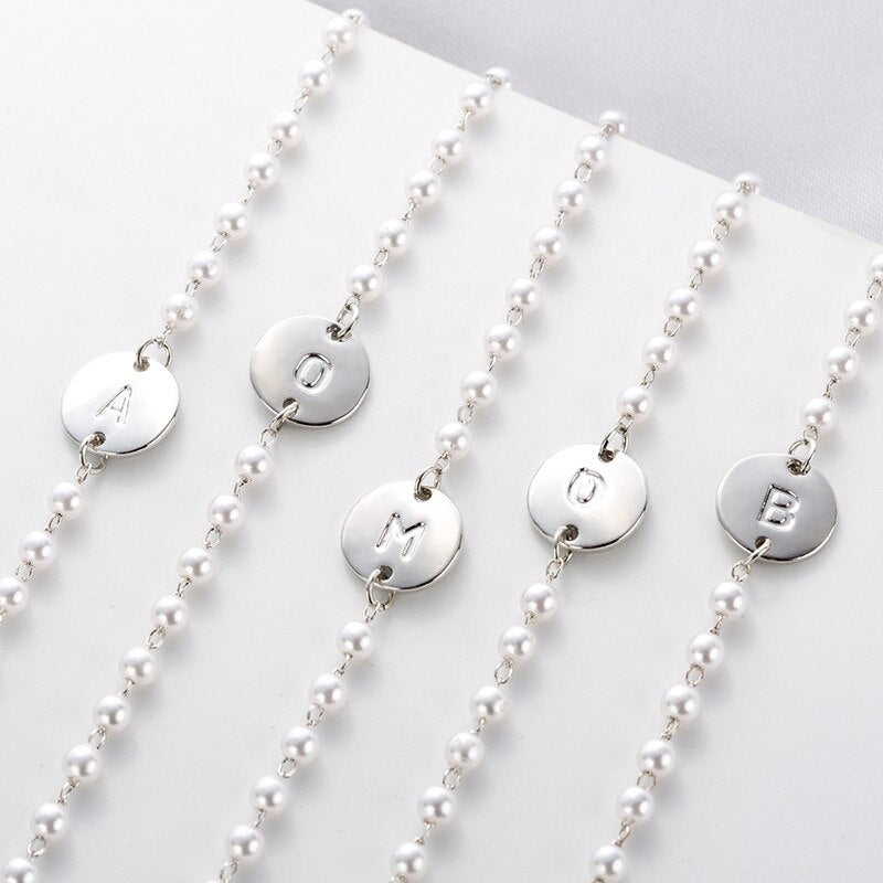 Bracelet avec une initiale
