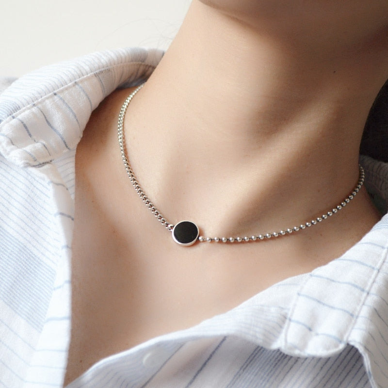 Collier minimaliste en argent