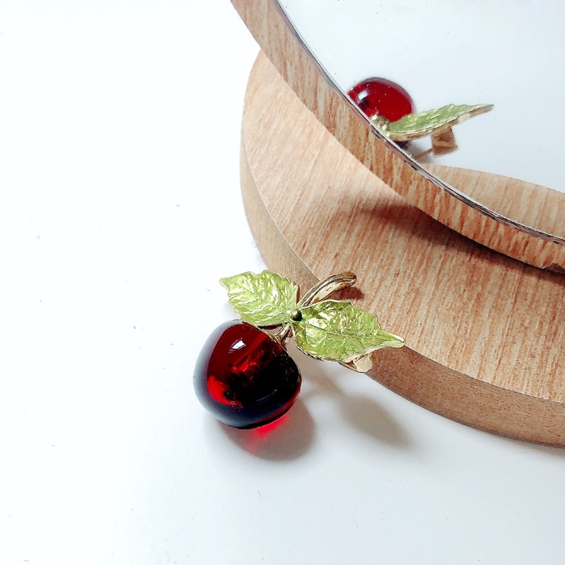 Broche - pomme