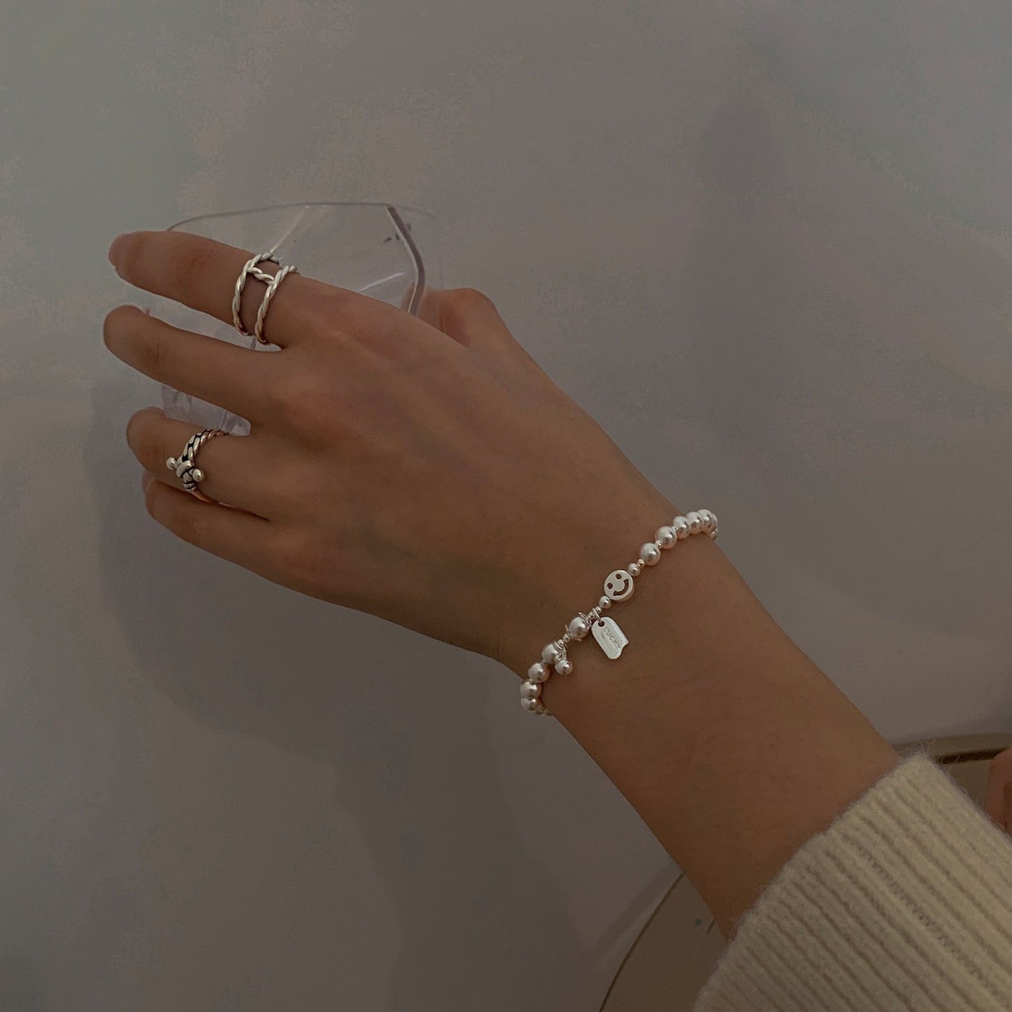 Bracelet chanceux en argent