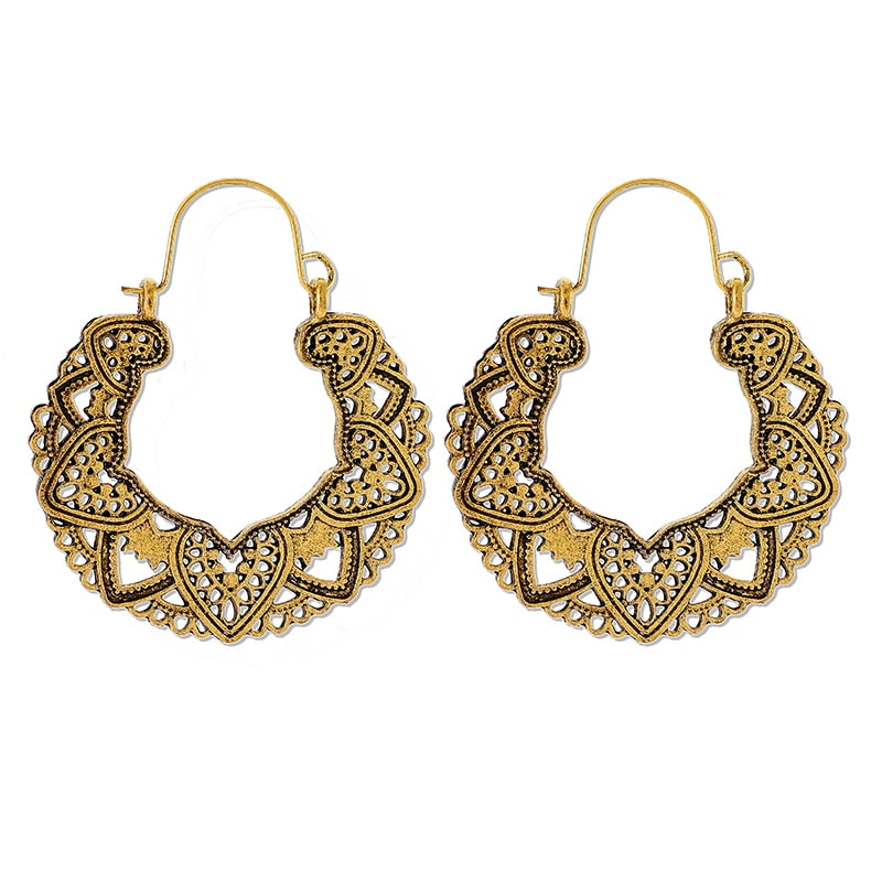 Boucles d'oreilles à motif géométrique