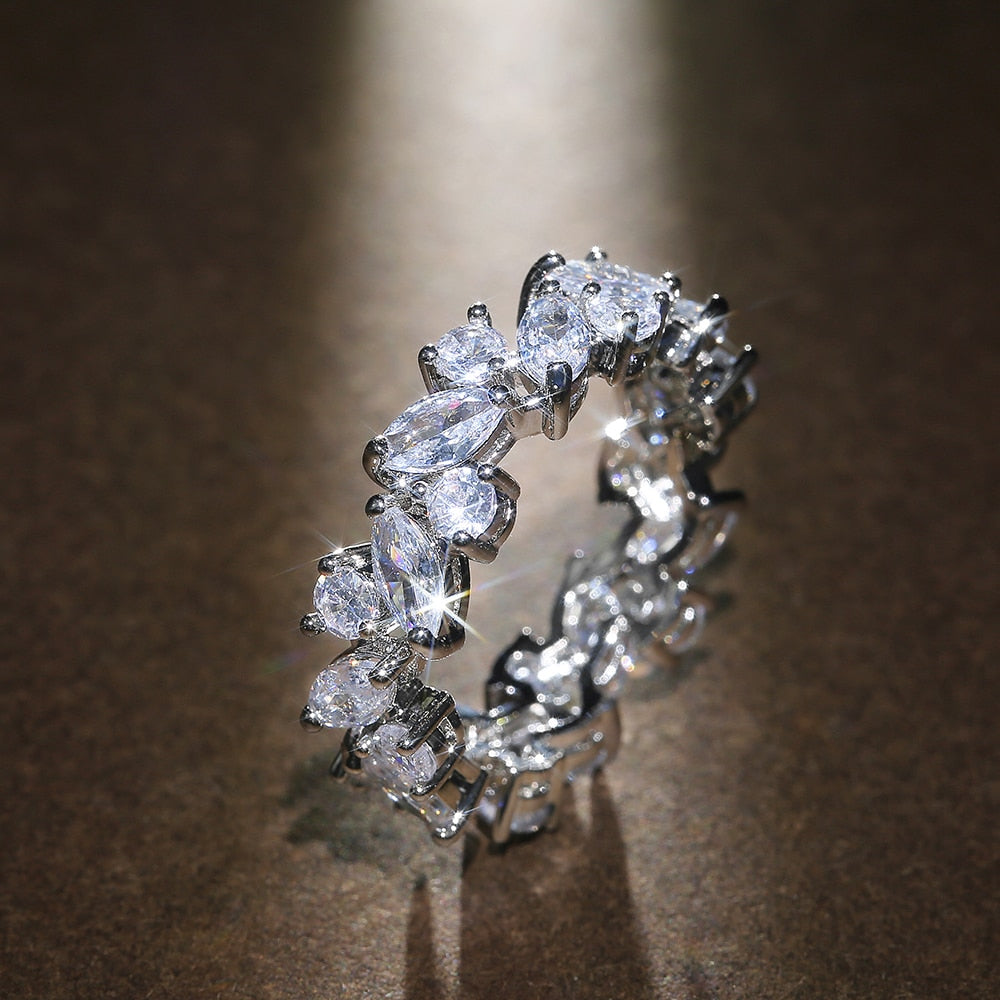 Bague en zircon cubique