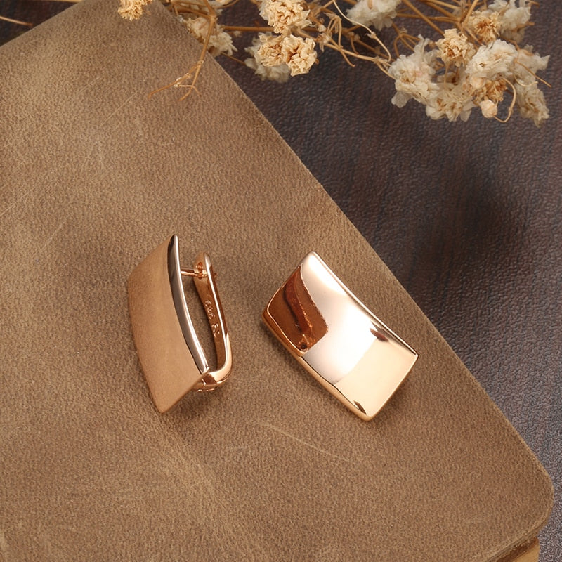 Boucles d'oreilles de forme géométrique
