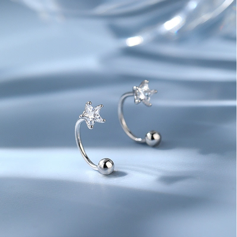 Boucles d'oreilles étoiles