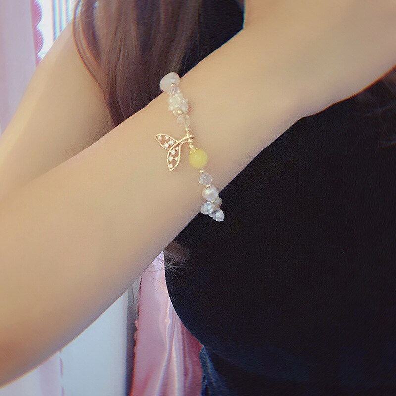 Bracelet sur un élastique