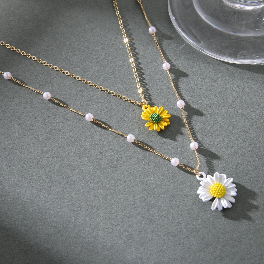 Collier - marguerites