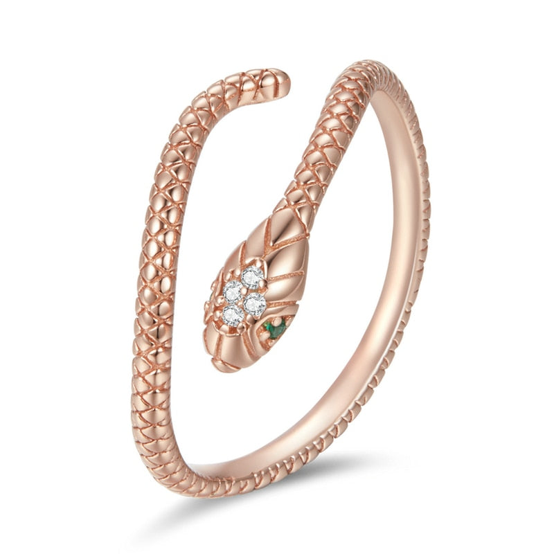 Bague ouverte - Serpent