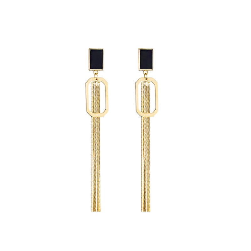 Boucles d'oreilles géométriques suspendues