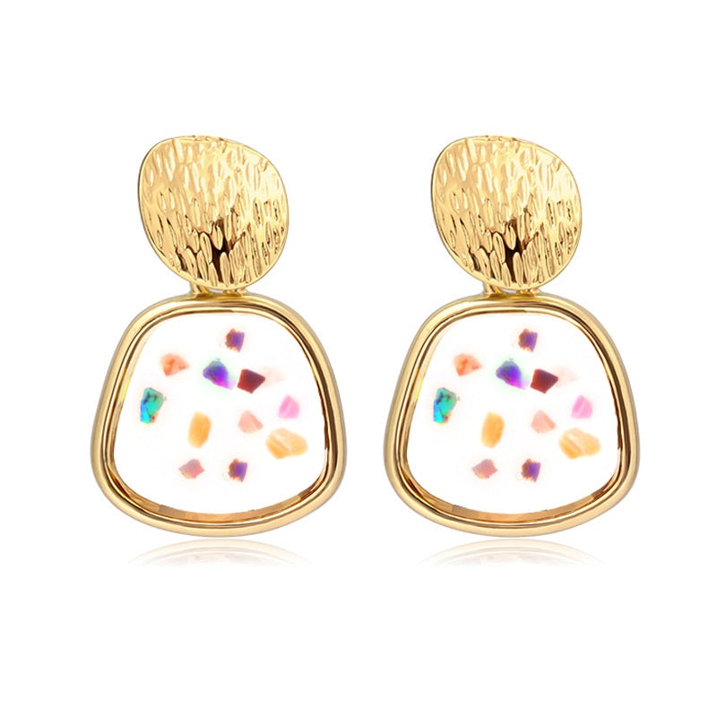 Boucles d'oreilles géométriques