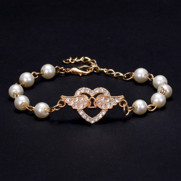 Bracelet imitant des perles