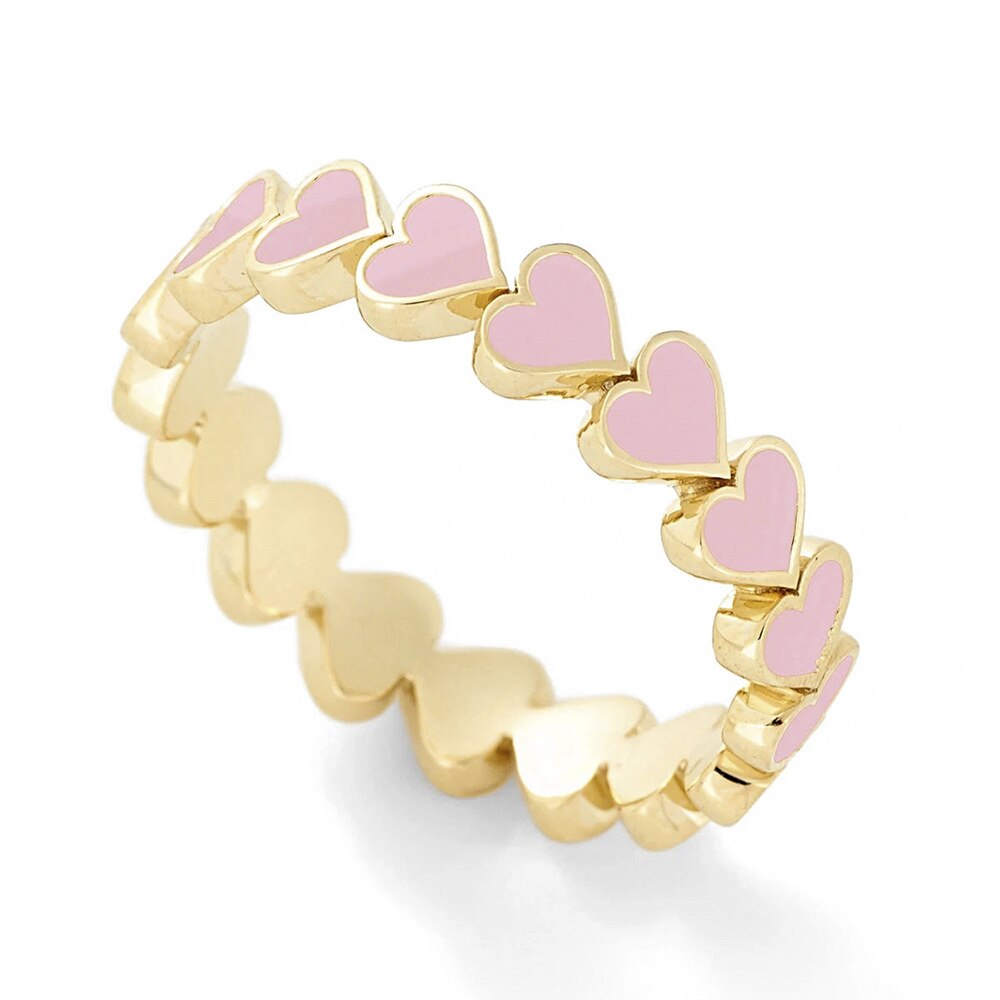 Bague avec motif de cœur