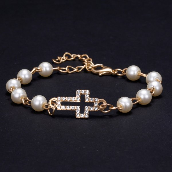Bracelet imitant des perles