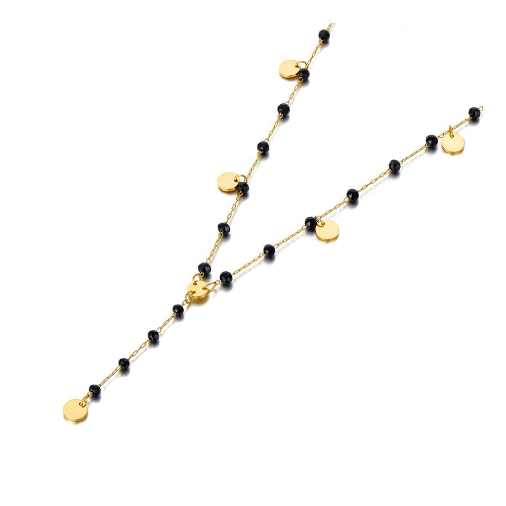 Collier avec perles et pendentifs
