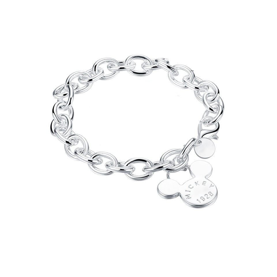 Bracelet en argent Mickey