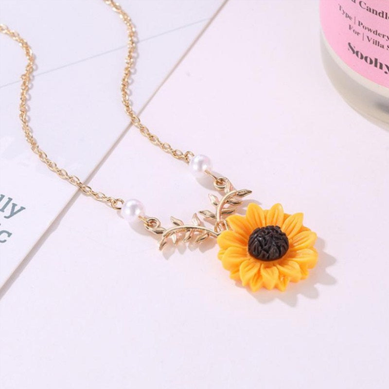 Collier - tournesol