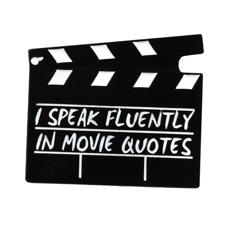 Pin ardoise de film