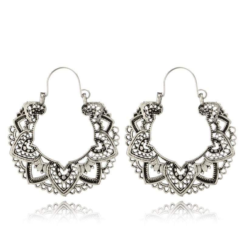 Boucles d'oreilles à motif géométrique
