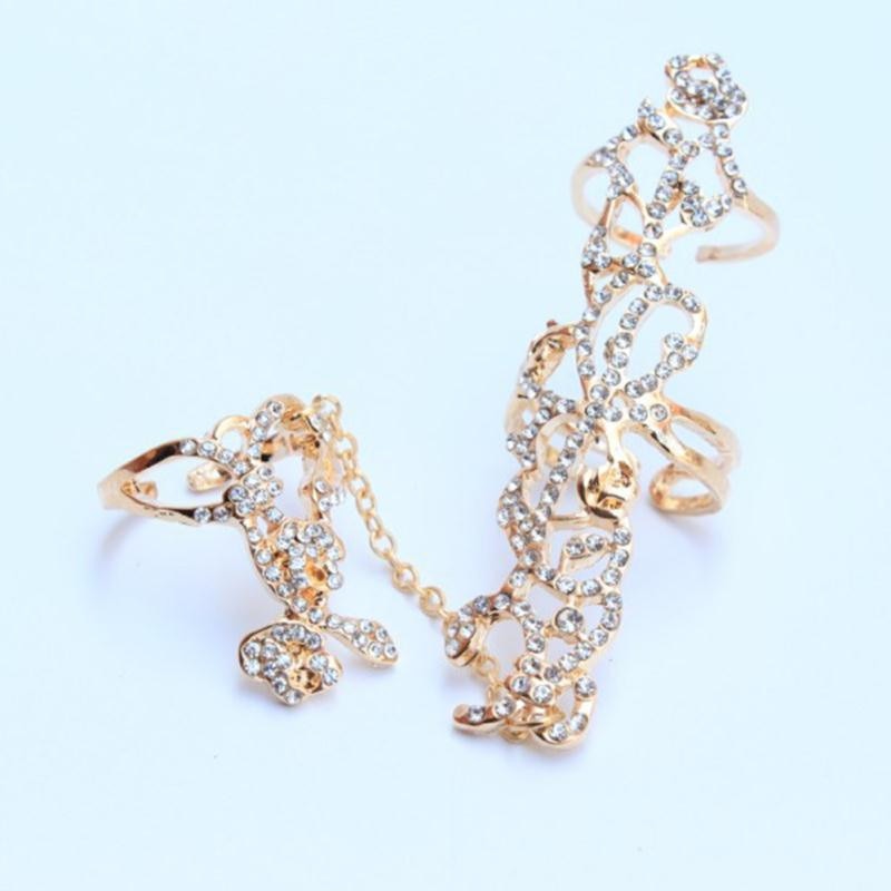 Bague double doigt