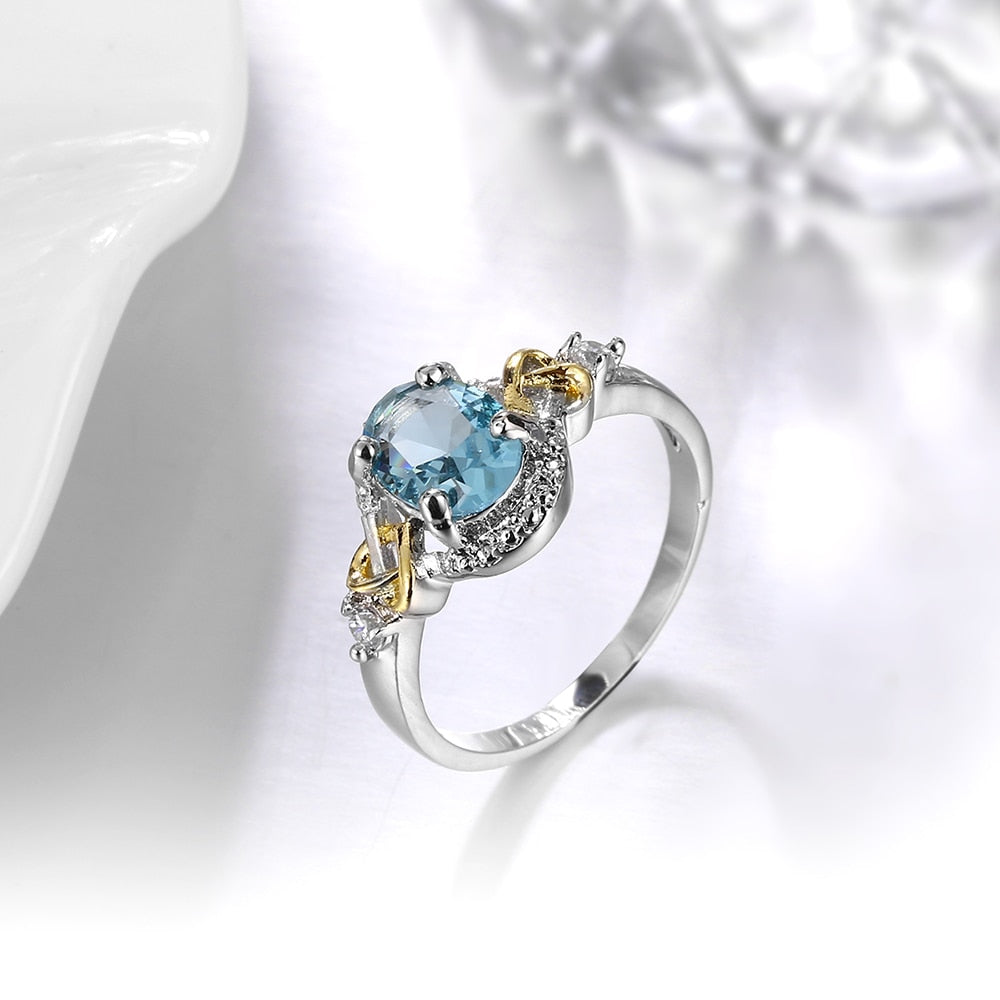 Bague en zircon cubique